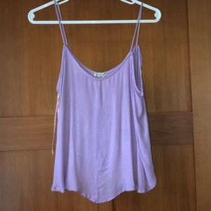 Free People Lilac Flowy Tank Top